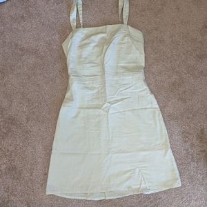 Abercrombie & Fitch lime green summer dress
